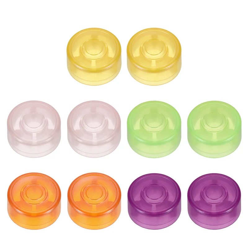 10 Pcs Footswitch Toppers Guitar Pedal Button Caps, Multicolor