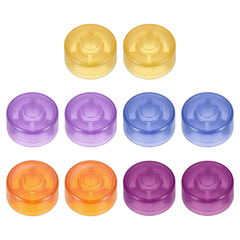 10 Pcs Footswitch Toppers Guitar Pedal Button Caps, 5 Colors