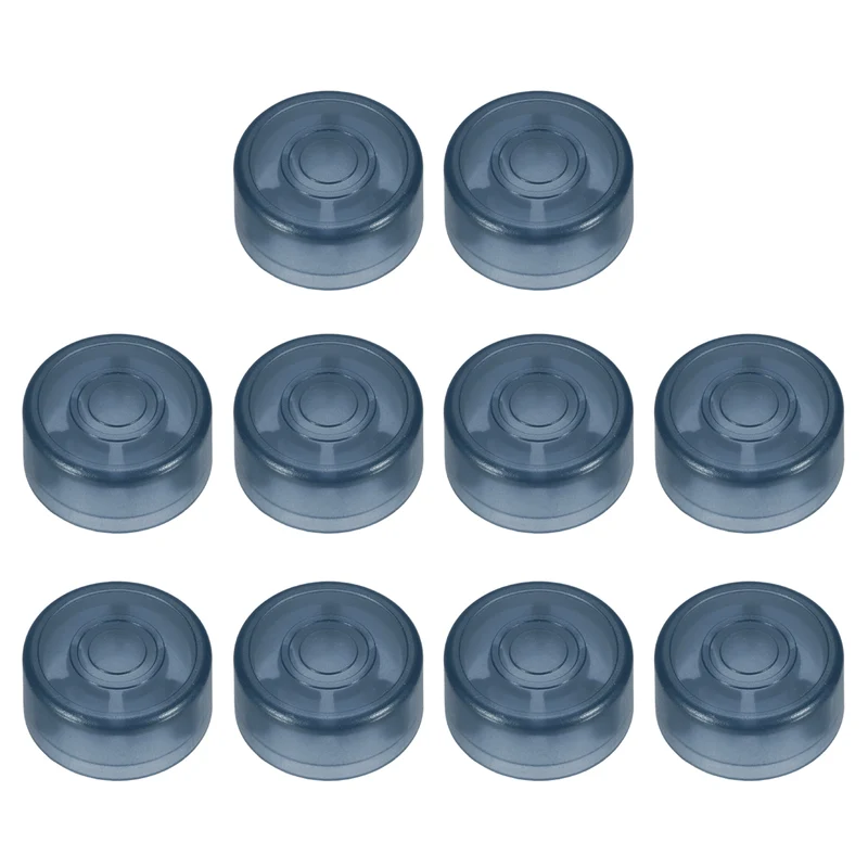 10 Pcs Footswitch Toppers Guitar Pedal Button Caps, Bright Navy Blue