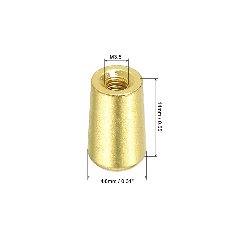 Metal Guitar 3 Way Toggle Switch Tip Switch Knob Cap M3.5 Gold