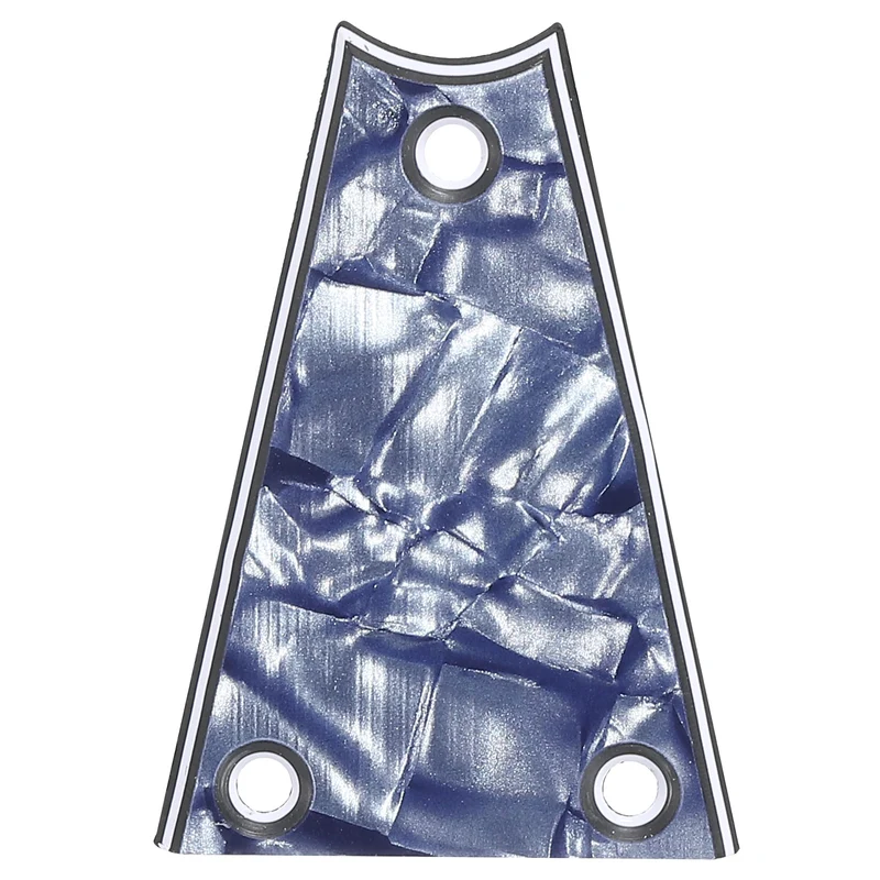 Guitar Rod Cover Plate 3 Holes Grey for Electric Guitar Bass