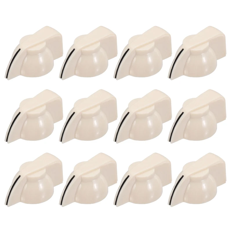 12pcs Guitar Chicken Head Knob 6.5mm Beige