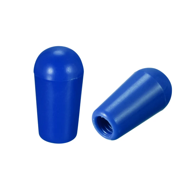 5 x Toggle Switch Knob Cap Blue Cover ABS 8mm Dia for 3 Way Guitar Switch