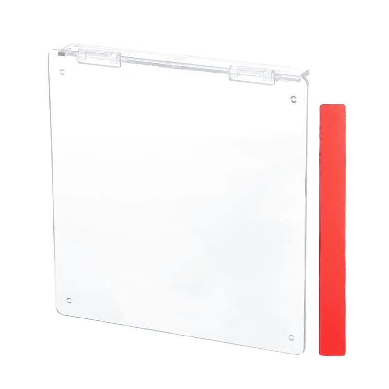 4-3/4" Central AC Thermostat Cover Panel AC Control Switch Protector, Clear