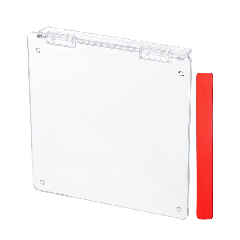 3-7/16" Central AC Thermostat Cover Panel AC Control Switch Protector, Clear
