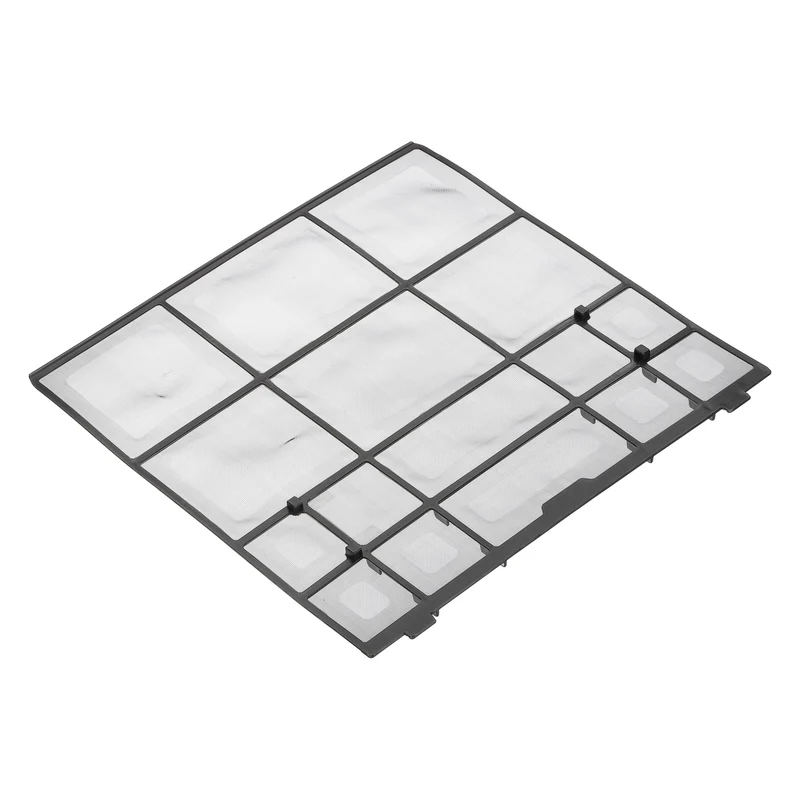 Air Conditioner Filter Replacement 315mm x 316mm with Filter Foam, Black