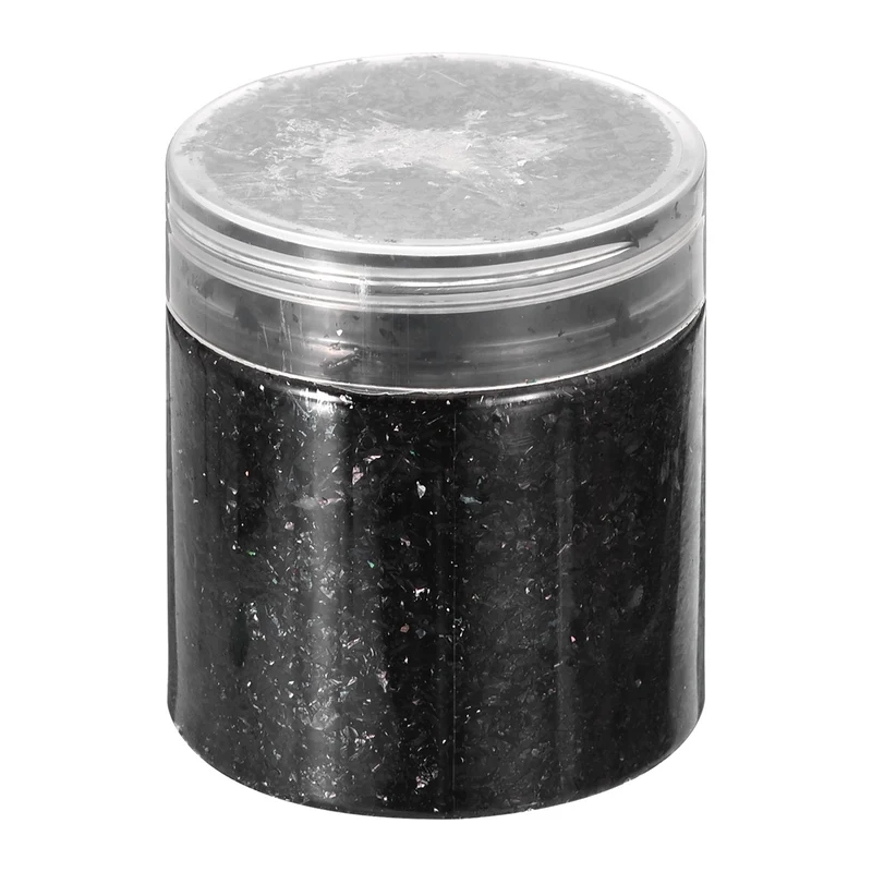 Gold Foil Flakes for Resin, 3g Metallic Foil Flakes for Nail Art, Black