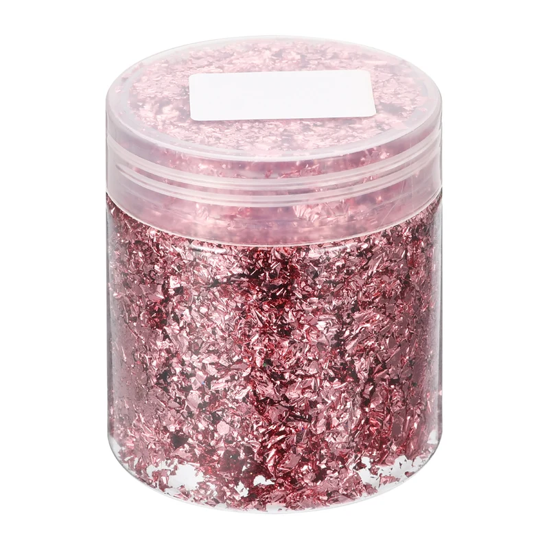 Gold Foil Flakes for Resin, 3g Metallic Foil Flakes for Nail Art, Sky Purple