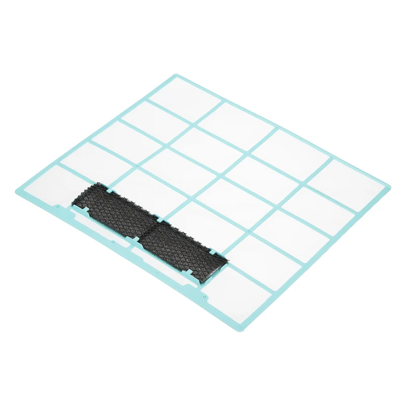Air Conditioner Filter Replacement 375mm x 330mm with Filter Foam, Blue Black