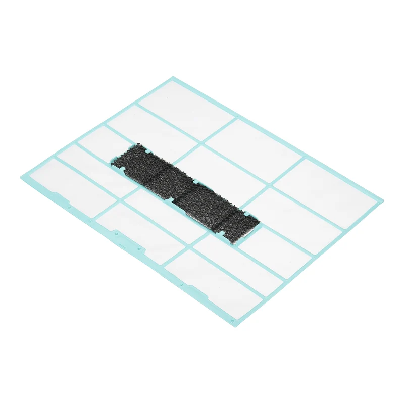 Air Conditioner Filter Replacement 375mm x 292mm with Filter Foam, Blue Black