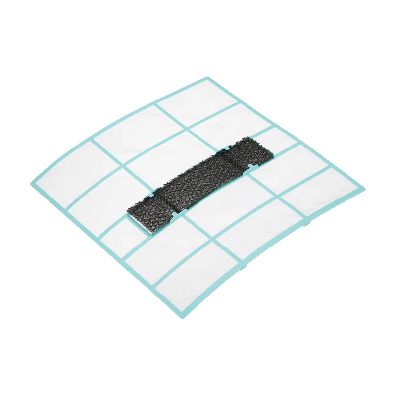 Air Conditioner Filter Replacement 325mm x 320mm with Filter Foam, Blue Black