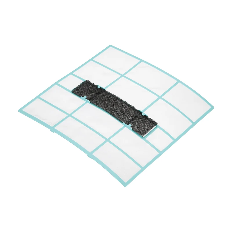 Air Conditioner Filter Replacement 325mm x 320mm with Filter Foam, Blue Black