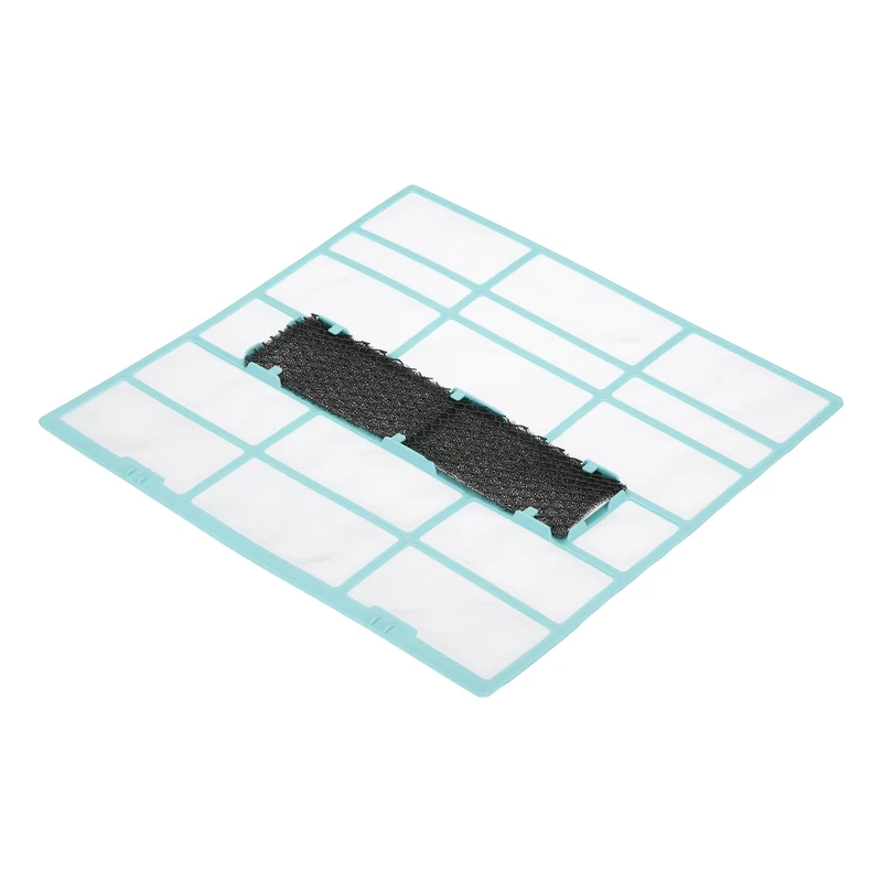 Air Conditioner Filter Replacement 300mm x 290mm with Filter Foam, Blue Black