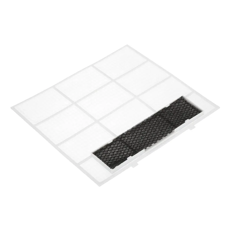 Air Conditioner Filter Replacement 285mm x 250mm with Filter Foam, White Black