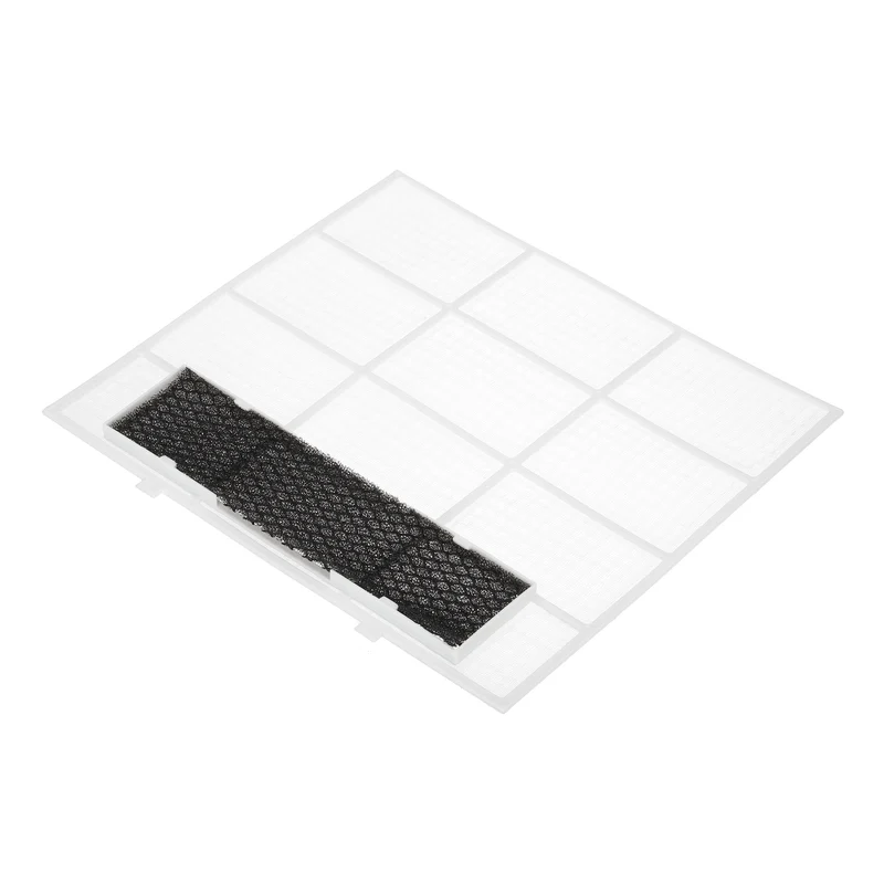 Air Conditioner Filter Replacement 285mm x 250mm with Filter Foam, White Black
