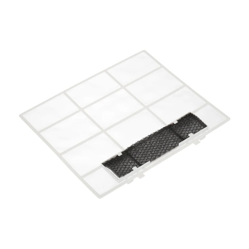 Air Conditioner Filter Replacement 318mm x 275mm with Filter Foam, White Black