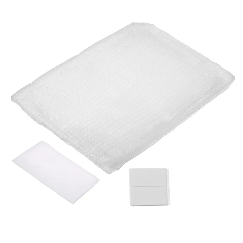47" x 39" Plastic Air Conditioner Air Filter Dustproof Screen Replacement White