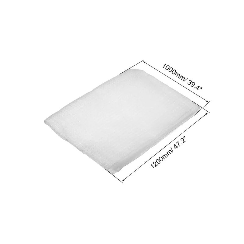 47" x 39" Plastic Air Conditioner Air Filter Dustproof Screen Replacement White