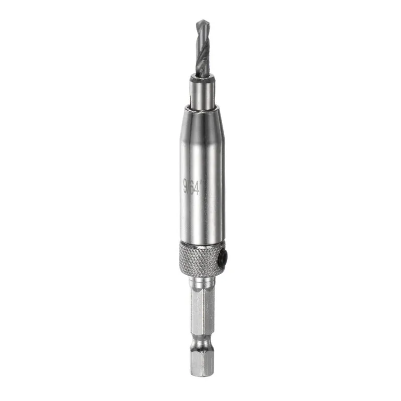 Self Centering Hinge Tapper Core Drill Bit 9/64" Dia 2pcs for Woodworking