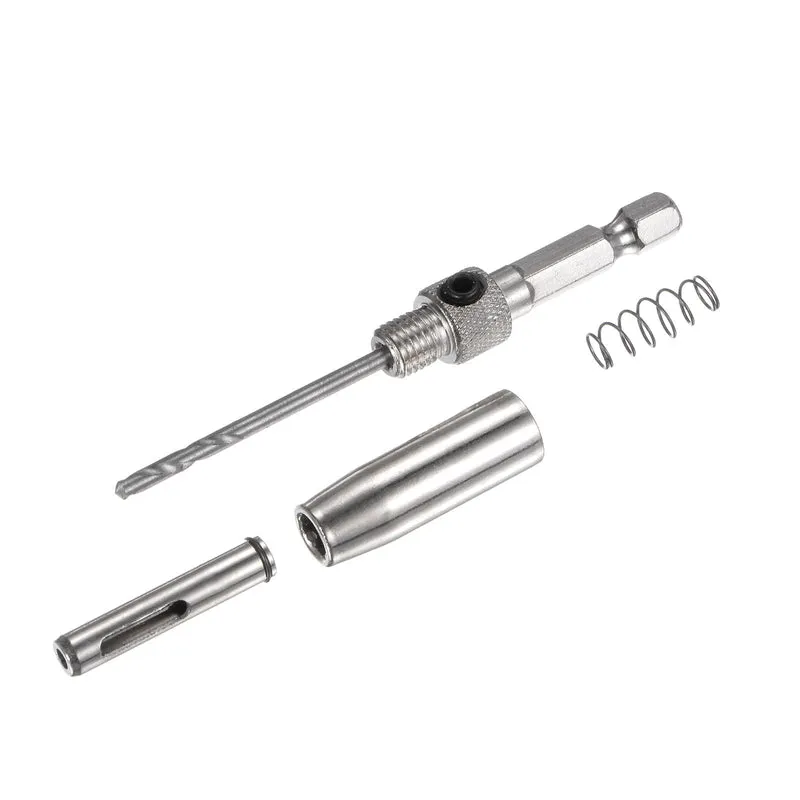 Self Centering Hinge Tapper Core Drill Bit 7/64" Dia 2pcs for Woodworking