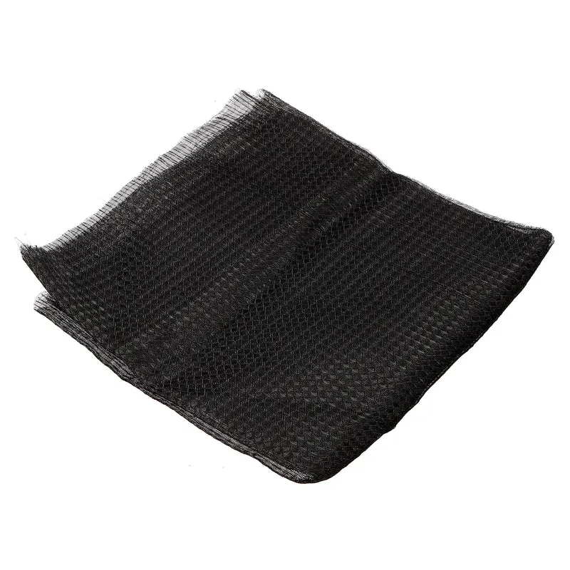 47.2" x 23.6" Air Conditioner Air Filter Material, Plastic Dustproof Filtering Mesh Screen Replacement for Air Conditioning, Black