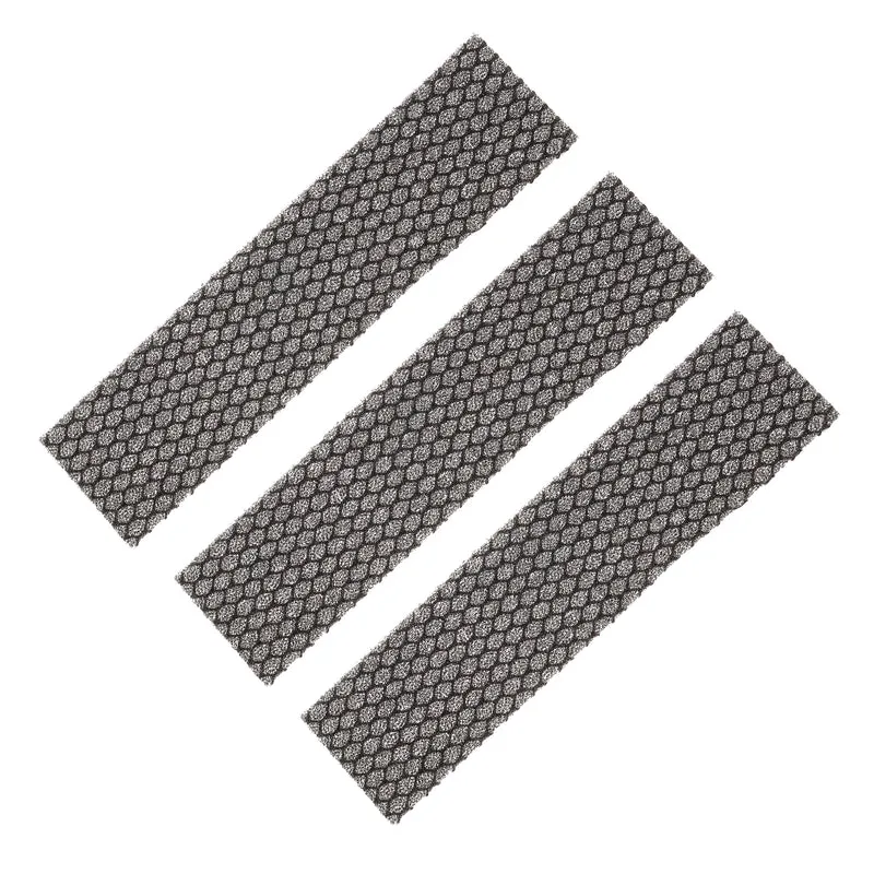 8.5" x 2" x 0.2" Air Conditioner Foam Filter, 3 Pack Air Filtering Replacement Washable Reusable for Air Conditioning Purifiers, Black