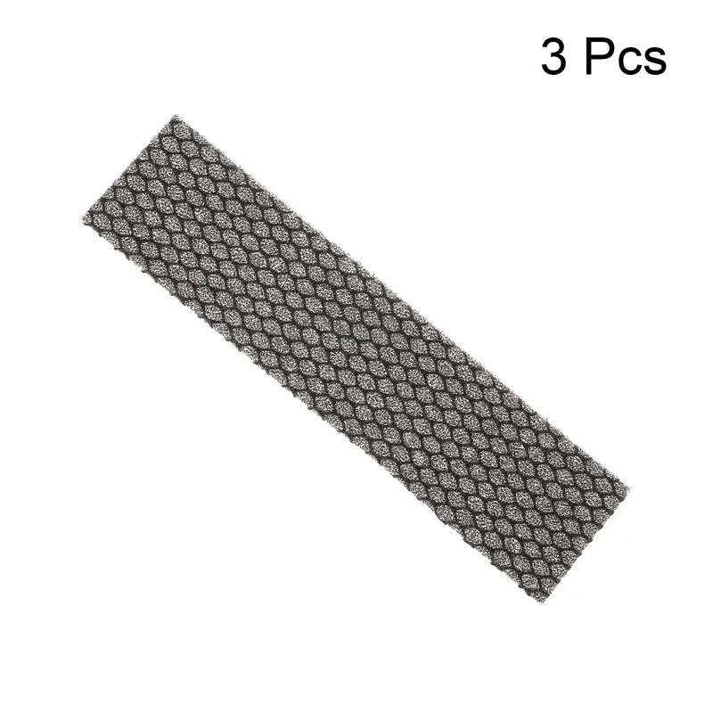 8.5" x 2" x 0.2" Air Conditioner Foam Filter, 3 Pack Air Filtering Replacement Washable Reusable for Air Conditioning Purifiers, Black