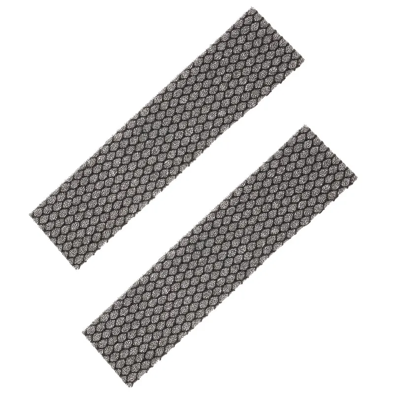 8.5" x 2" x 0.2" Air Conditioner Foam Filter, 2 Pack Air Filtering Replacement Washable Reusable for Air Conditioning Purifiers, Black