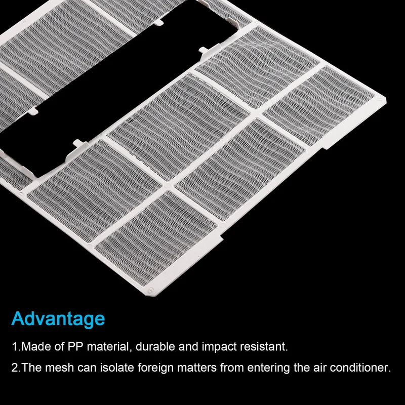 10.63" x 10.43" x 0.28" Plastic HVAC Air Conditioner Filter Screen Replacement