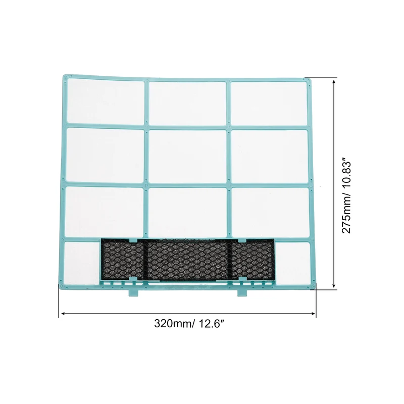 12.6" x 10.8" Plastic Air Conditioner Air Filter Screen Replacement for HVAC