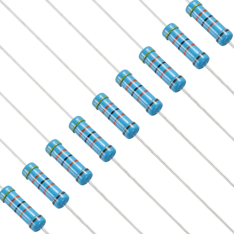 430K Ohm Resistor, 50Pcs 2W Metal Film Fixed Resistor 1% Tolerance