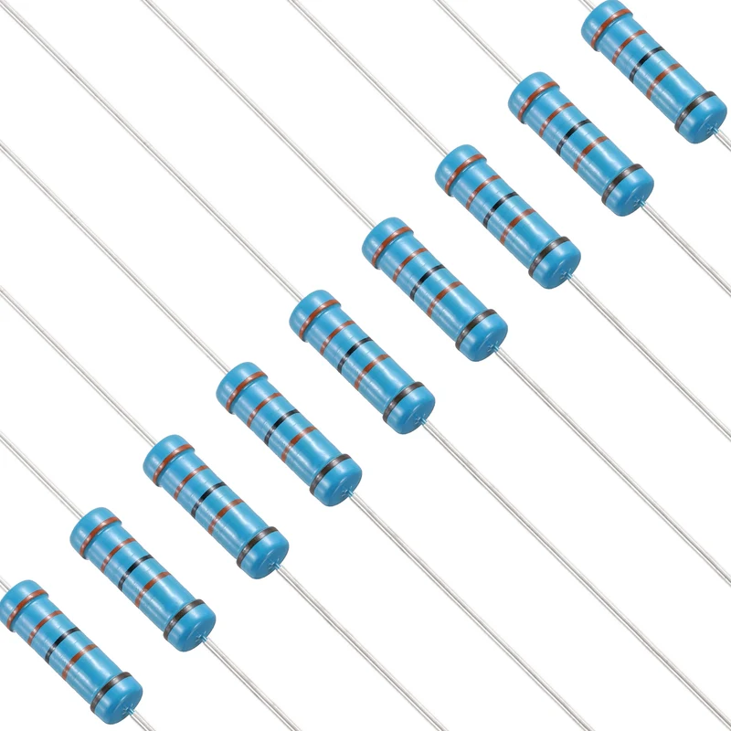 330K Ohm Resistor, 50Pcs 2W Metal Film Fixed Resistor 1% Tolerance