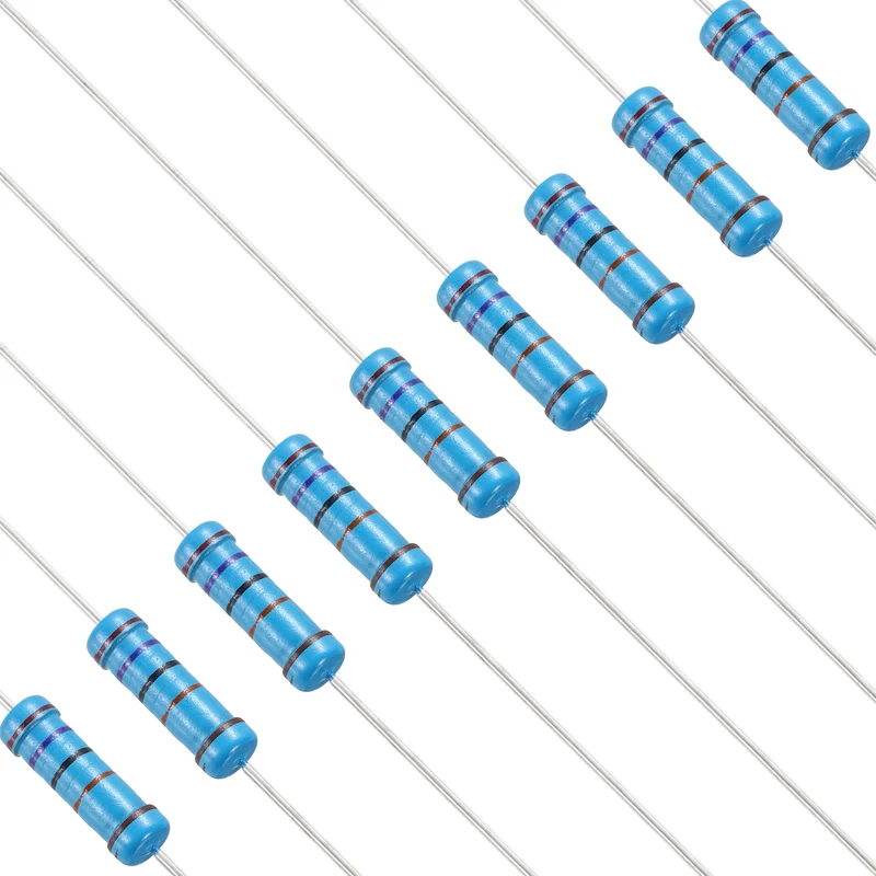 270K Ohm Resistor, 50Pcs 2W Metal Film Fixed Resistor 1% Tolerance