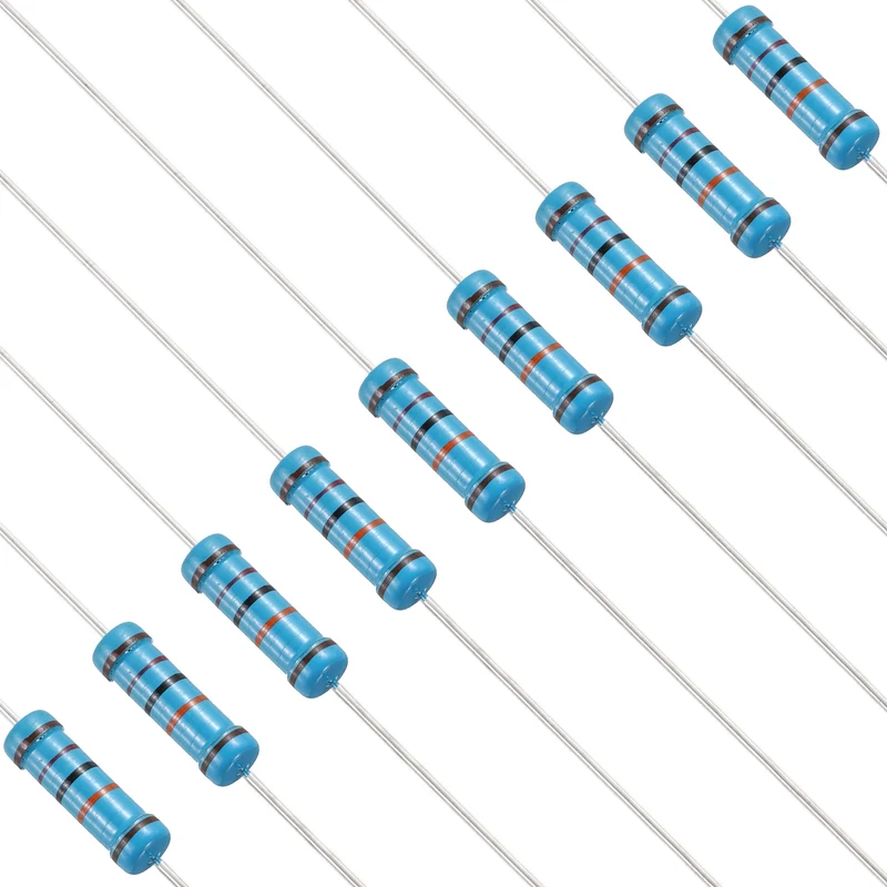 120K Ohm Resistor, 50Pcs 2W Metal Film Fixed Resistor 1% Tolerance