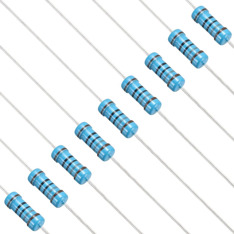 180 Ohm Resistor, 50Pcs 1W Metal Film Fixed Resistor 1% Tolerance
