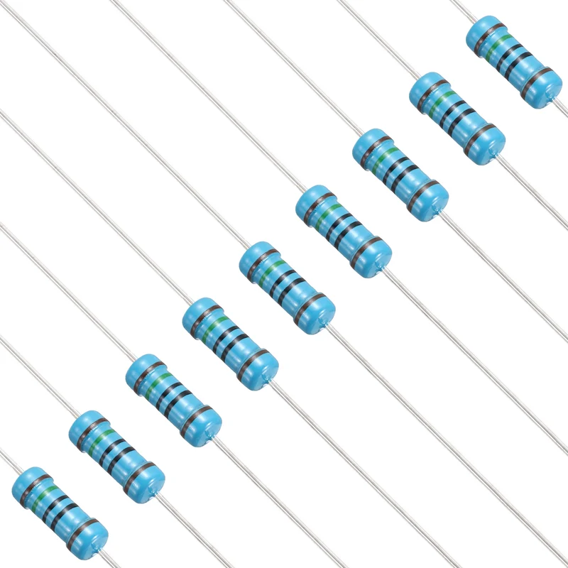 150 Ohm Resistor, 50Pcs 1W Metal Film Fixed Resistor 1% Tolerance