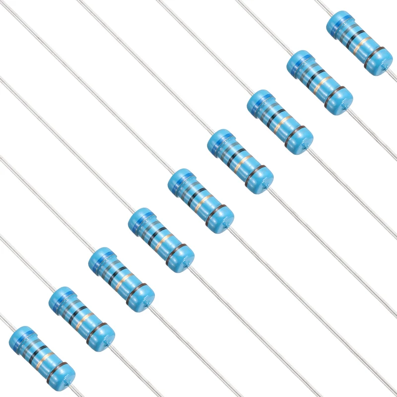68 Ohm Resistor, 50Pcs 1W Metal Film Fixed Resistor 1% Tolerance