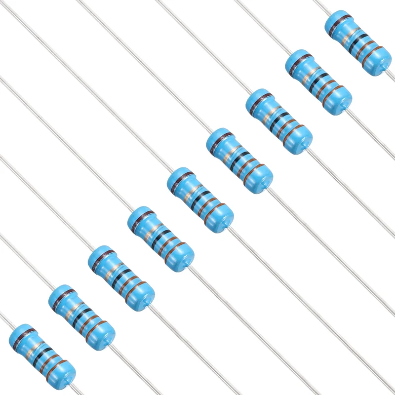 33 Ohm Resistor, 50Pcs 1W Metal Film Fixed Resistor 1% Tolerance