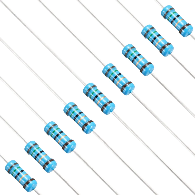 15 Ohm Resistor, 50Pcs 1W Metal Film Fixed Resistor 1% Tolerance