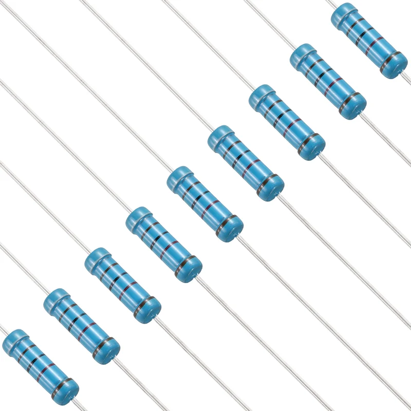 91K Ohm Resistor, 50Pcs 2W Metal Film Fixed Resistor 1% Tolerance