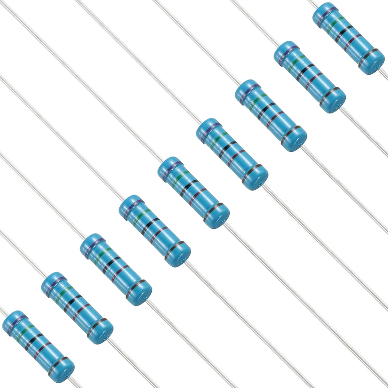 75K Ohm Resistor, 50Pcs 2W Metal Film Fixed Resistor 1% Tolerance