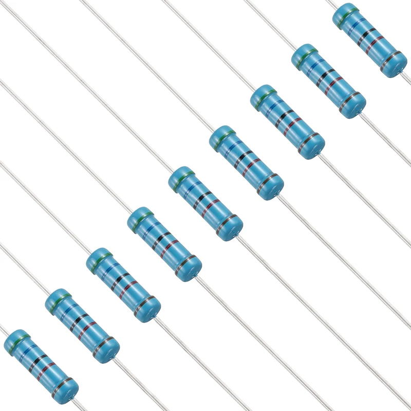 56K Ohm Resistor, 50Pcs 2W Metal Film Fixed Resistor 1% Tolerance