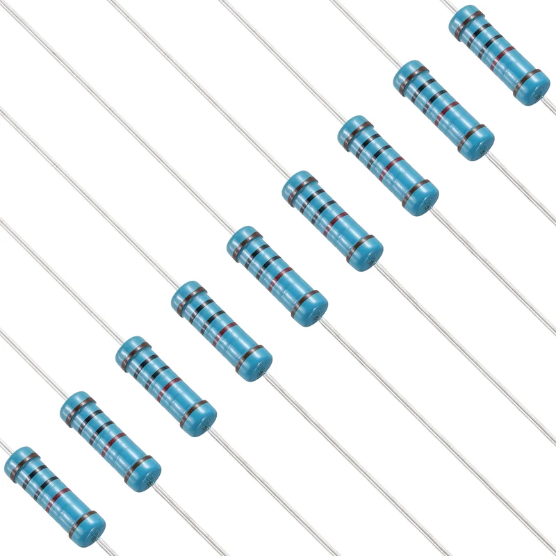 10K Ohm Resistor, 50Pcs 2W Metal Film Fixed Resistor 1% Tolerance