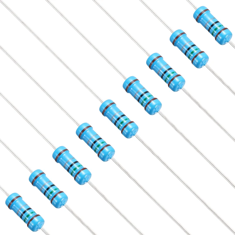 1.5 Ohm Resistor, 50Pcs 1W Metal Film Fixed Resistor 1% Tolerance