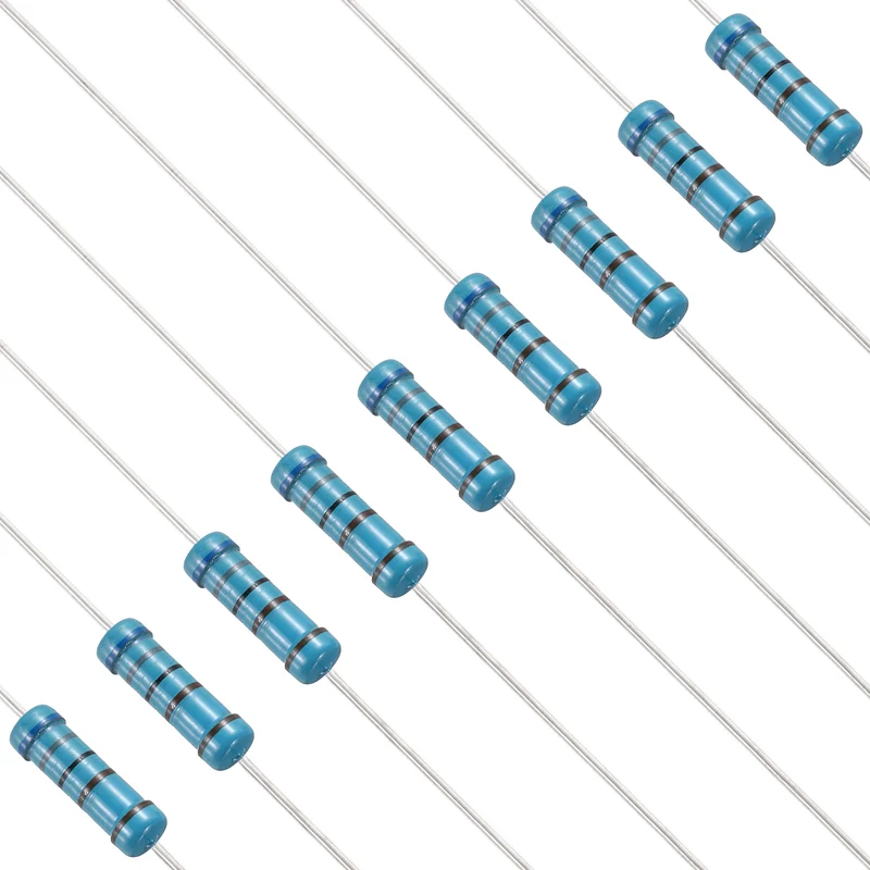 6.8K Ohm Resistor, 50Pcs 2W Metal Film Fixed Resistor 1% Tolerance