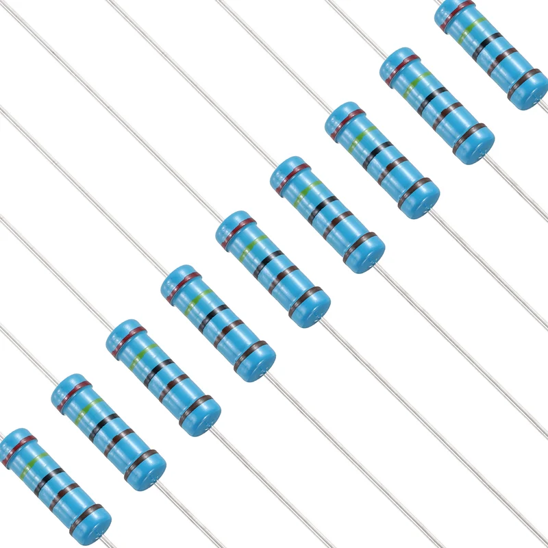 2.4K Ohm Resistor, 50Pcs 2W Metal Film Fixed Resistor 1% Tolerance