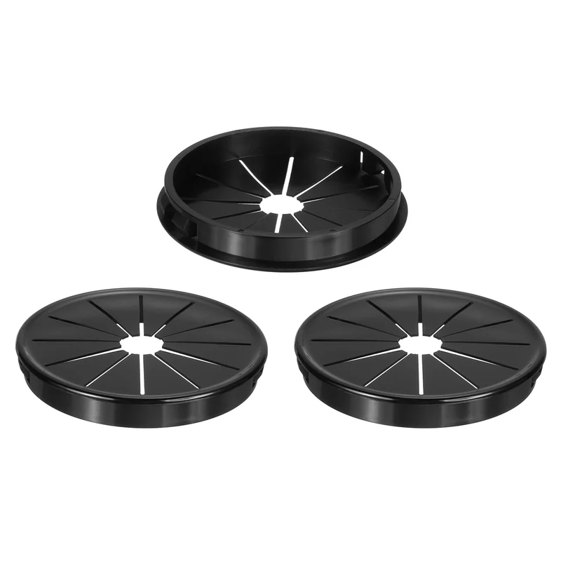 Snap Bushing Grommet, 3.15"(80mm) Mount Dia, 3Pcs Nylon Bushing Grommet, Black