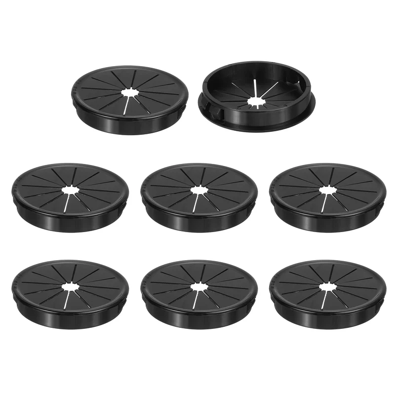 Snap Bushing Grommet, 2.36"(60mm) Mount Dia, 8Pcs Nylon Bushing Grommet, Black