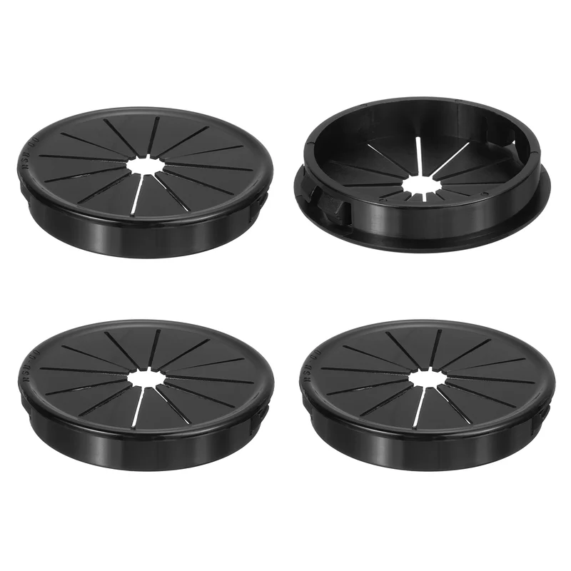 Snap Bushing Grommet, 2.36"(60mm) Mount Dia, 4Pcs Nylon Bushing Grommet, Black