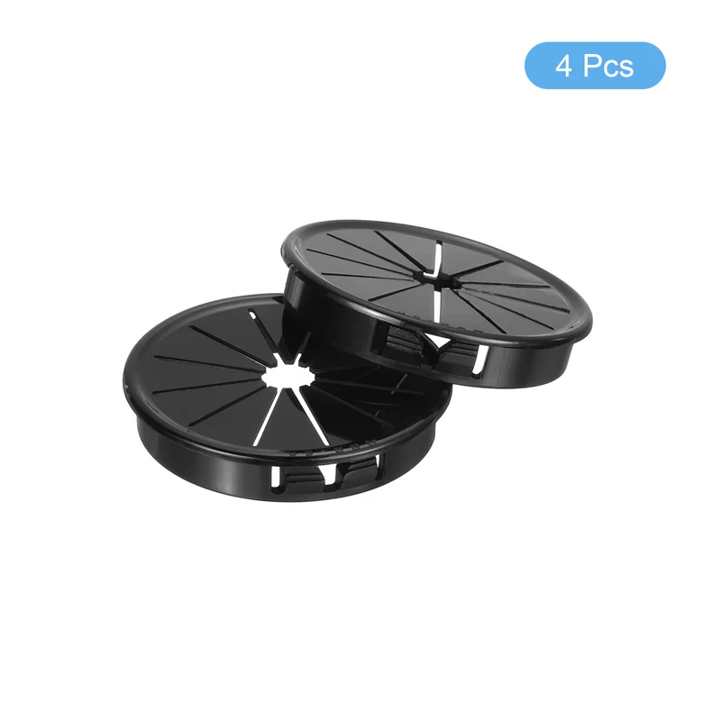 Snap Bushing Grommet, 2.36"(60mm) Mount Dia, 4Pcs Nylon Bushing Grommet, Black